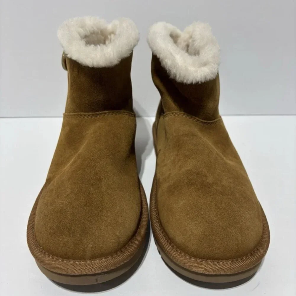 Koolaburra Women’s Nalie Chestnut Winter Boots, Size 6 M